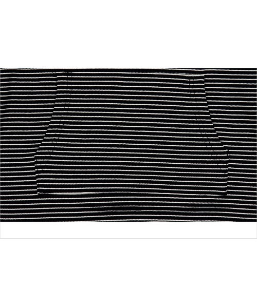 NIIER NOR(ニアノア)の「A'GEM/9 × .kom 『NIIER NOR/ニアノア』 CROSS STRIPE HENLEY HOODIE/クロスボーダー ヘンリーパーカー(Tシャツ/カットソー・レディース・アイボリー/ブラック・FREE)」の14枚目の写真