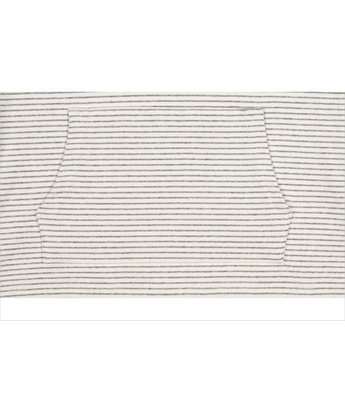 NIIER NOR(ニアノア)の「A'GEM/9 × .kom 『NIIER NOR/ニアノア』 CROSS STRIPE HENLEY HOODIE/クロスボーダー ヘンリーパーカー(Tシャツ/カットソー・レディース・アイボリー/ブラック・FREE)」の18枚目の写真