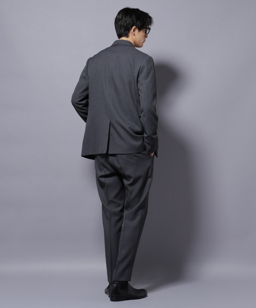 NANO universe(ナノユニバース)の「「Damerino」LANATEC(R) メランジツイルセットアップ(セットアップ・メンズ・ネイビー/ブラウン/グレー・S/M/L/XL)」の10枚目の写真