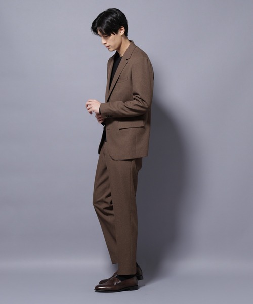 セール】「Damerino」LANATEC(R) メランジツイルセットアップ