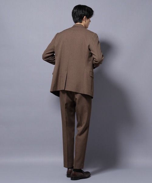 NANO universe(ナノユニバース)の「「Damerino」LANATEC(R) メランジツイルセットアップ(セットアップ・メンズ・ネイビー/ブラウン/グレー・S/M/L/XL)」の17枚目の写真