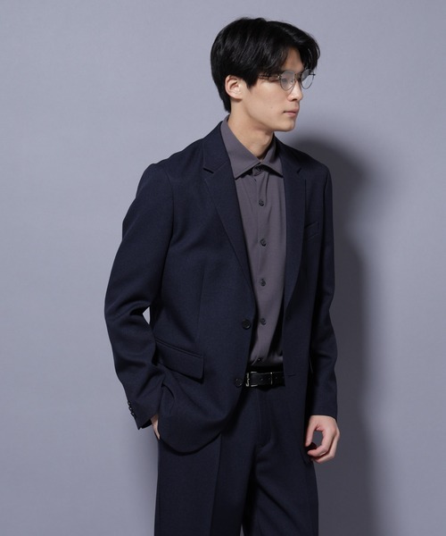 NANO universe(ナノユニバース)の「「Damerino」LANATEC(R) メランジツイルセットアップ(セットアップ・メンズ・ネイビー/ブラウン/グレー・S/M/L/XL)」の19枚目の写真