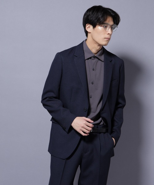 NANO universe(ナノユニバース)の「「Damerino」LANATEC(R) メランジツイルセットアップ(セットアップ・メンズ・ネイビー/ブラウン/グレー・S/M/L/XL)」の20枚目の写真