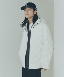 COMME CA ISM（コムサイズム）の「シームレスダウン フード ブルゾン（ダウンジャケット/コート）」
