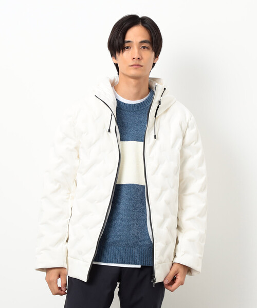 COMME CA ISM(コムサイズム)の「シームレスダウン フード ブルゾン(ダウンジャケット/コート・メンズ・ホワイト/カーキ/ブラック・LARGE/MEDIUM)」の10枚目の写真