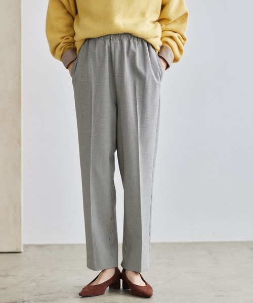 BARNYARDSTORM（バンヤードストーム）の「BARNYARDSTORM / ソフトサーモテーパードパンツ / ハンドウォッシャブル（スラックス・レディース・ブラック/その他/ブルーグレー・S/M）」の3枚目の写真