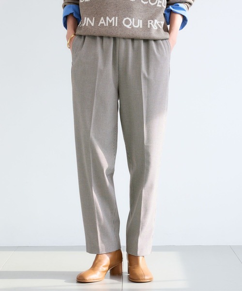 BARNYARDSTORM（バンヤードストーム）の「BARNYARDSTORM / ソフトサーモテーパードパンツ / ハンドウォッシャブル（スラックス・レディース・ブラック/その他/ブルーグレー・S/M）」の6枚目の写真