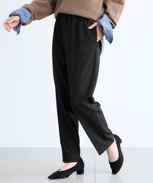 BARNYARDSTORM（バンヤードストーム）の「BARNYARDSTORM / ソフトサーモテーパードパンツ / ハンドウォッシャブル（スラックス・レディース・ブラック/その他/ブルーグレー・S/M）」の15枚目の写真