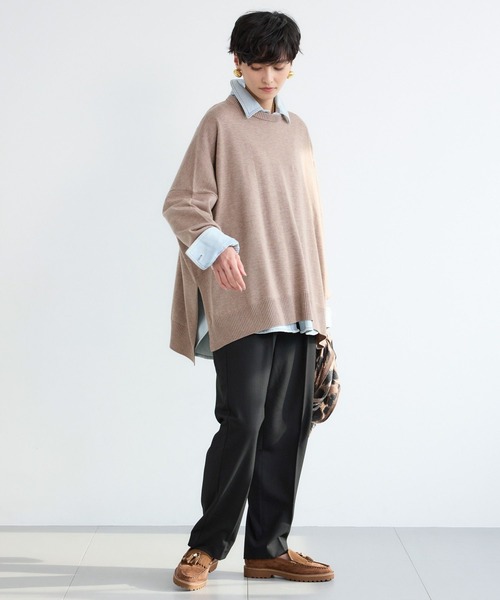 BARNYARDSTORM（バンヤードストーム）の「BARNYARDSTORM / ソフトサーモテーパードパンツ / ハンドウォッシャブル（スラックス・レディース・ブラック/その他/ブルーグレー・S/M）」の13枚目の写真