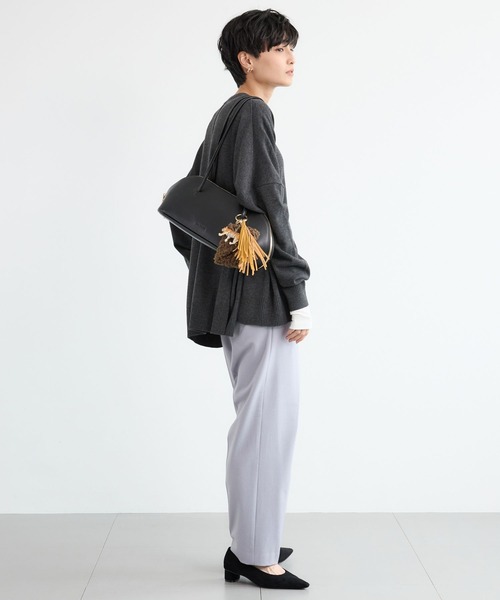 BARNYARDSTORM（バンヤードストーム）の「BARNYARDSTORM / ソフトサーモテーパードパンツ / ハンドウォッシャブル（スラックス・レディース・ブラック/その他/ブルーグレー・S/M）」の16枚目の写真