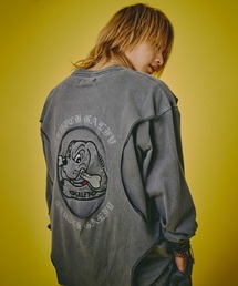 RICH】Riveted Cross Slim Longsleeve / 【リッチ】シースルークロス