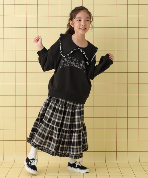 LEPSIM(レプシィム)の「【KIDS】襟付きロゴプリントスウェット 598139(スウェット・キッズ・ブラック/グレー・140/120/130)」の16枚目の写真