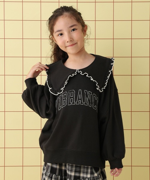 LEPSIM(レプシィム)の「【KIDS】襟付きロゴプリントスウェット 598139(スウェット・キッズ・ブラック/グレー・140/120/130)」の17枚目の写真