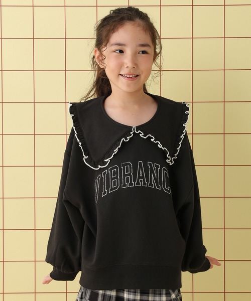 LEPSIM(レプシィム)の「【KIDS】襟付きロゴプリントスウェット 598139(スウェット・キッズ・ブラック/グレー・140/120/130)」の18枚目の写真