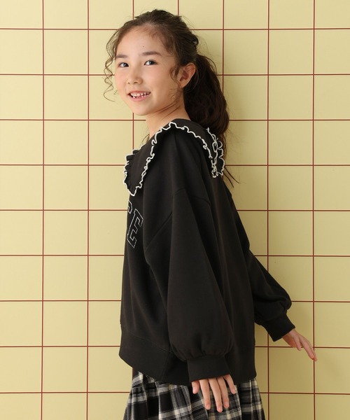 LEPSIM(レプシィム)の「【KIDS】襟付きロゴプリントスウェット 598139(スウェット・キッズ・ブラック/グレー・140/120/130)」の19枚目の写真