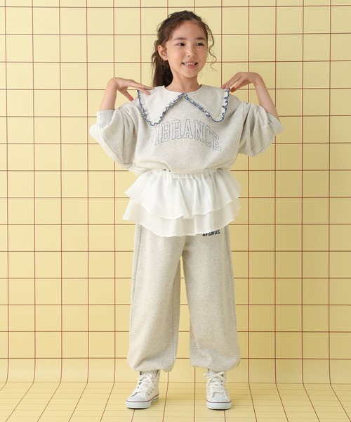 LEPSIM(レプシィム)の「【KIDS】襟付きロゴプリントスウェット 598139(スウェット・キッズ・ブラック/グレー・140/120/130)」の21枚目の写真