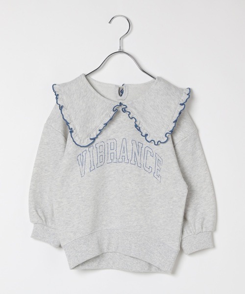 LEPSIM(レプシィム)の「【KIDS】襟付きロゴプリントスウェット 598139(スウェット・キッズ・ブラック/グレー・140/120/130)」の4枚目の写真