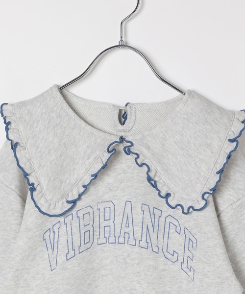 LEPSIM(レプシィム)の「【KIDS】襟付きロゴプリントスウェット 598139(スウェット・キッズ・ブラック/グレー・140/120/130)」の6枚目の写真