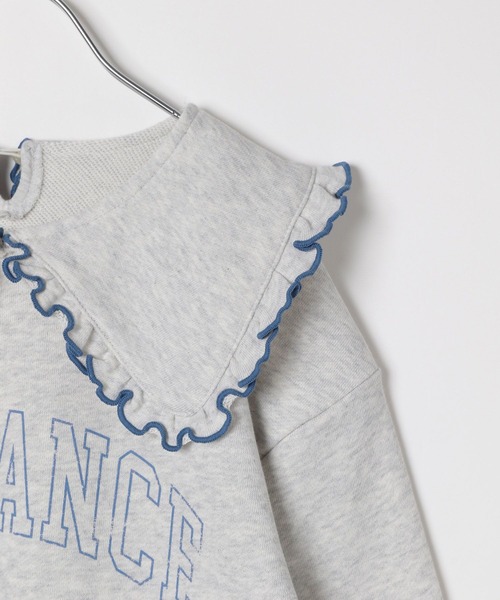 LEPSIM(レプシィム)の「【KIDS】襟付きロゴプリントスウェット 598139(スウェット・キッズ・ブラック/グレー・140/120/130)」の7枚目の写真