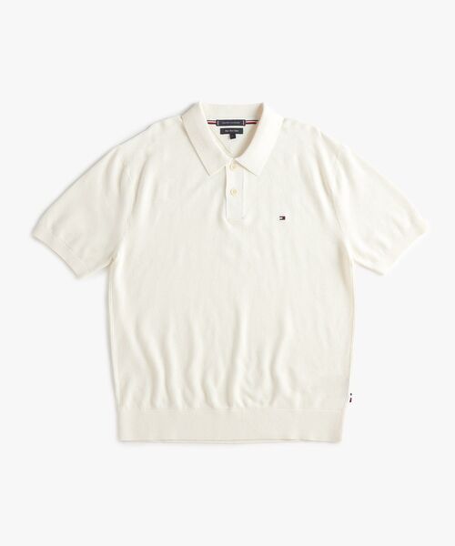 TOMMY HILFIGER(トミーヒルフィガー)の「ライスコーンショートスリーブポロ(ポロシャツ・メンズ・ピンク/ホワイト・MEDIUM/LARGE/X-LARGE)」の10枚目の写真