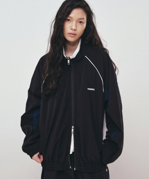 PIPING TRACKSUIT JACKET_BLACK