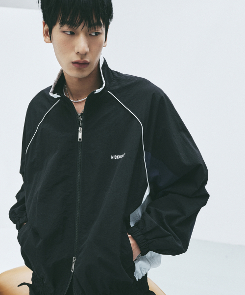 NICK&NICOLE(ニックアンドニコール)の「PIPING TRACKSUIT JACKET_BLACK(ナイロンジャケット・レディース・その他・FREE)」の7枚目の写真