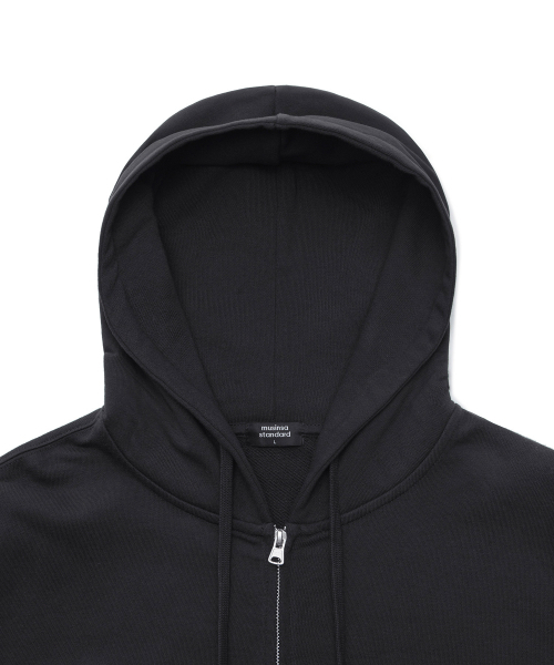 MUSINSA STANDARD（ムシンサスタンダード）の「パーカースウェットジップアップ[ダークグレー]（パーカー・メンズ・その他・XX-LARGE/XXX-LARGE/SMALL/MEDIUM/LARGE/X-LARGE）」の3枚目の写真