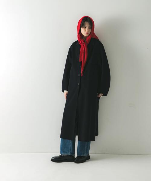 URBAN RESEARCH(アーバンリサーチ)の「ウールカシミヤサンカクストール(ストール/ショール・レディース・ホワイト/レッド/ネイビー・-)」の19枚目の写真