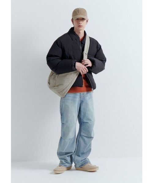 MUSINSA STANDARD（ムシンサスタンダード）の「ミニマルクルーネックニット[タンジェリン]（ニット/セーター・メンズ・その他・SMALL/MEDIUM/LARGE/X-LARGE/XX-LARGE）」の10枚目の写真