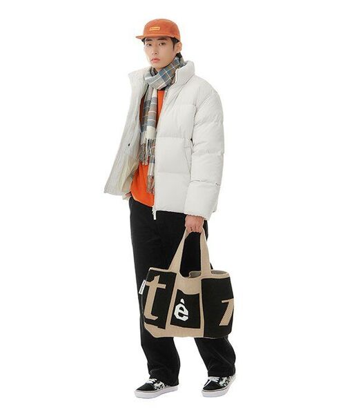 MUSINSA STANDARD（ムシンサスタンダード）の「ミニマルクルーネックニット[タンジェリン]（ニット/セーター・メンズ・その他・SMALL/MEDIUM/LARGE/X-LARGE/XX-LARGE）」の13枚目の写真