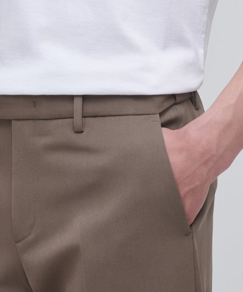 MUSINSA STANDARD（ムシンサスタンダード）の「セミワイドスリット隠しバンディングスラックス[ライトブラウン]（スラックス・メンズ・その他・29/30/31/33/26/27/28/40/38/42/36/34/32）」の6枚目の写真
