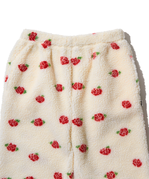 YOUHEE（ユヒ）の「ROSE PATTERN FLEECE PANTS IVORY（スウェットパンツ・レディース・その他・FREE）」の8枚目の写真