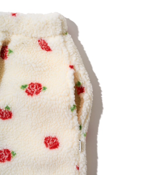 YOUHEE（ユヒ）の「ROSE PATTERN FLEECE PANTS IVORY（スウェットパンツ・レディース・その他・FREE）」の9枚目の写真