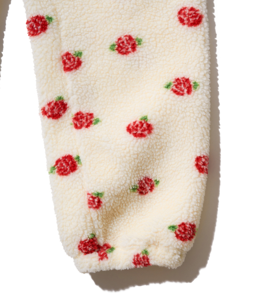 YOUHEE（ユヒ）の「ROSE PATTERN FLEECE PANTS IVORY（スウェットパンツ・レディース・その他・FREE）」の11枚目の写真