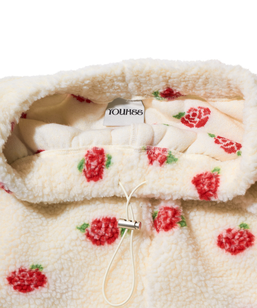 YOUHEE（ユヒ）の「ROSE PATTERN FLEECE PANTS IVORY（スウェットパンツ・レディース・その他・FREE）」の12枚目の写真