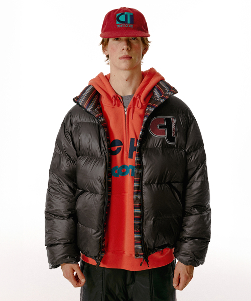 TEKET(テケット)の「Boogle Reversible Down Jacket Brown(ダウンジャケット/コート・レディース・その他・LARGE/SMALL/MEDIUM)」の1枚目の写真