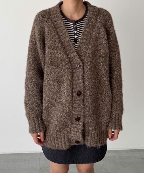 Elmar ウール混ローゲージカーディガン　CANALJEAN CANALJEAN 新品 El mar ウール混ローゲージカーディガン ニット 【公式