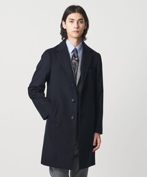 美品✨ユナイテッドアローズ購入ウール カシミヤ混 ブラックチェスターコート48 UNITED ARROWS｜ユナイテッドアローズのチェスターコート通販 - ZOZOTOWN