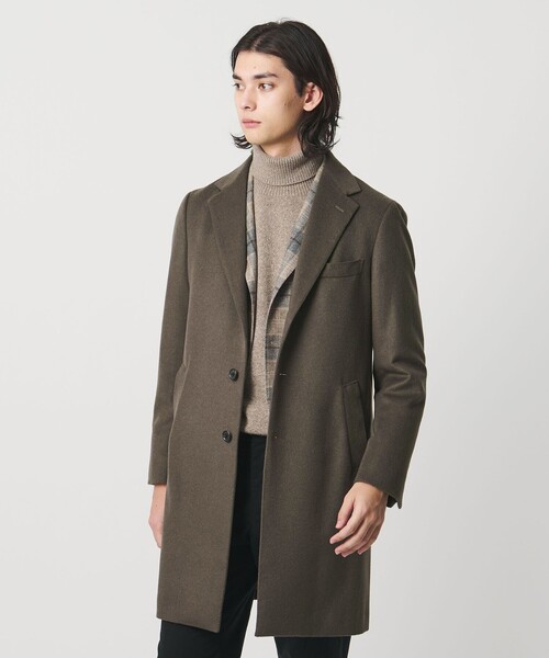 ウール カシミヤ ビーバーチェスターコート（チェスターコート