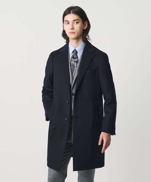 ウール カシミヤ ビーバーチェスターコート（チェスターコート