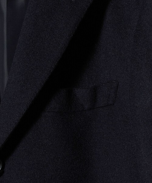 UNITED ARROWS（ユナイテッドアローズ）の「ウール カシミヤ ビーバーチェスターコート（チェスターコート・メンズ・ブラック/ネイビー/モカ・XL/XXL/S/M/L）」の22枚目の写真