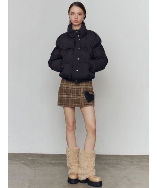 EMODA(エモダ)の「テディブーツ(ブーツ・レディース・アイボリー/ブラック・SMALL/LARGE/MEDIUM)」の13枚目の写真