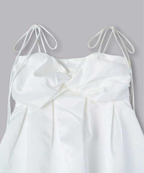 Olu.（オルドット）の「サテンバルーンミニワンピース（ワンピース・レディース・ブラウン/ホワイト・FREE）」の20枚目の写真