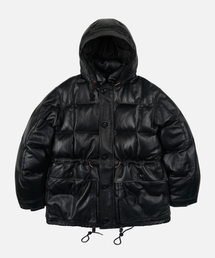 LAMBSKIN KARAKORAM GOOSE DOWN PARKA _ BLACK