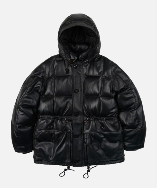 LAMBSKIN KARAKORAM GOOSE DOWN PARKA _ BLACK（ダウンジャケット