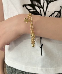 PRIVATE  BEACH（プライベートビーチ）の「チャーム付きマンテルチェーンブレスレット（ブレスレット）」