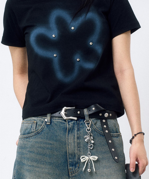 IUGAMAKARAS（イウガマカラス）の「Studded Bumpy Buckle Belt (Type B)（ベルト・レディース・その他・FREE）」の18枚目の写真