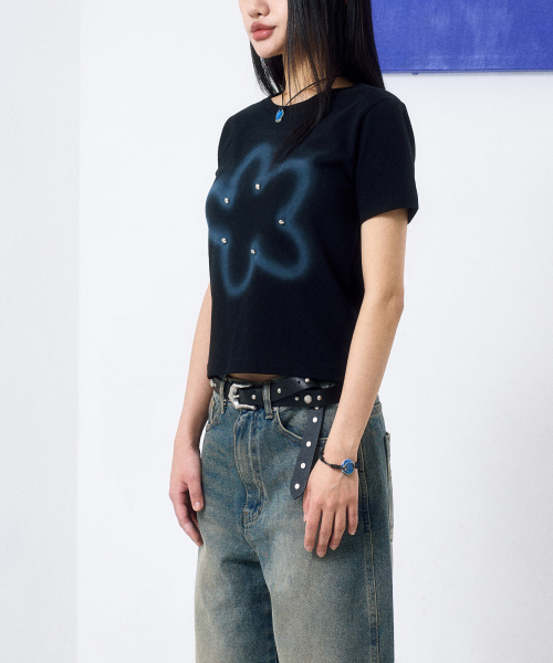 IUGAMAKARAS（イウガマカラス）の「Studded Bumpy Buckle Belt (Type B)（ベルト・レディース・その他・FREE）」の19枚目の写真