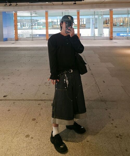 IUGAMAKARAS（イウガマカラス）の「Studded Bumpy Buckle Belt (Type B)（ベルト・レディース・その他・FREE）」の20枚目の写真