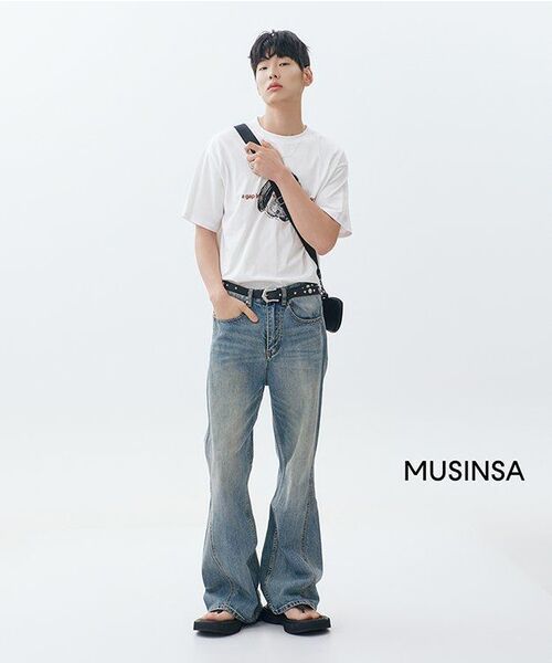 IUGAMAKARAS（イウガマカラス）の「Studded Bumpy Buckle Belt (Type B)（ベルト・レディース・その他・FREE）」の14枚目の写真